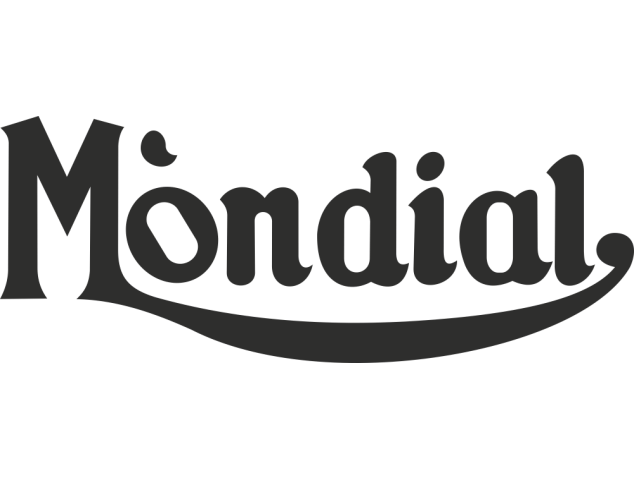Sticker Mondial Logo - Moto Mondial