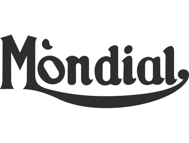 Sticker Mondial Logo - Moto Mondial