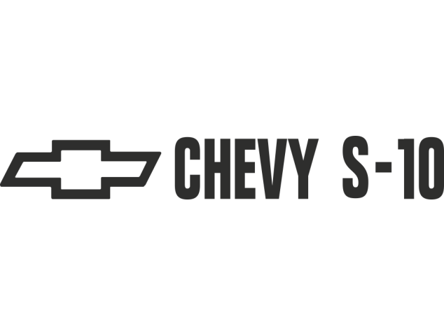 Sticker Chevrolet Trucks S10 - Stickers Camion
