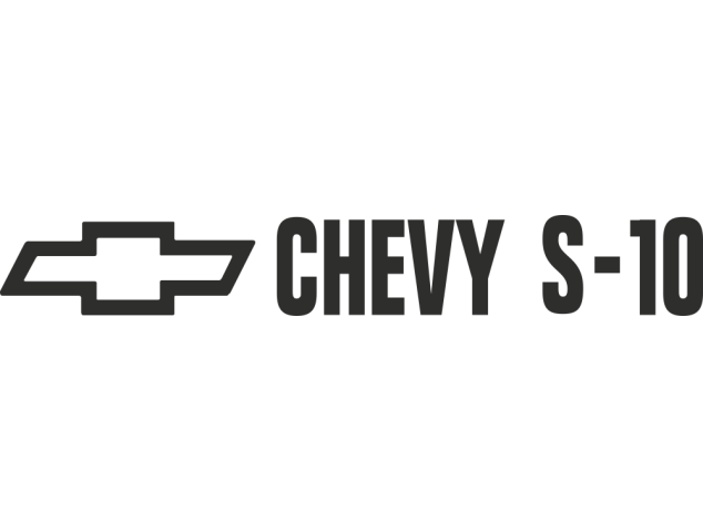 Sticker Chevrolet Trucks S10 - Stickers Camion