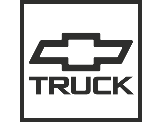 Sticker Chevrolet Trucks - Stickers Camion