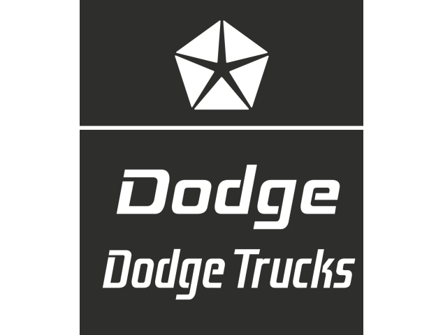 Sticker Dodge Truck - Stickers Camion