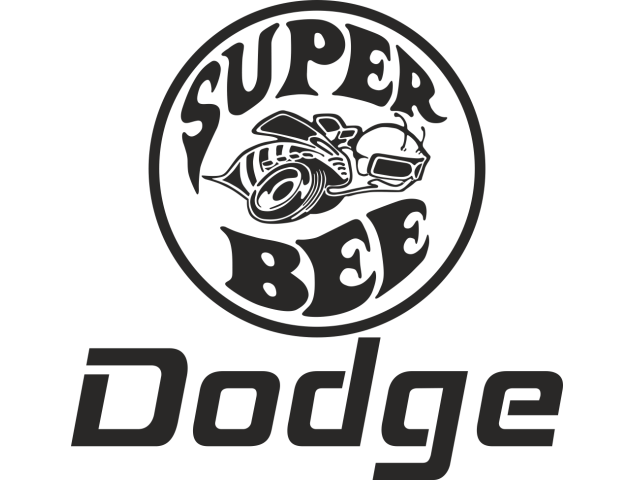 Sticker Dodge Truck Super Bee - Stickers Camion