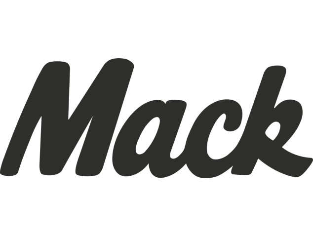 Sticker Mack Logo - Stickers Camion