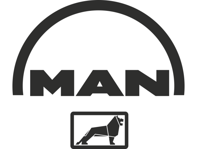 Sticker Man Logo 2 - Stickers Camion