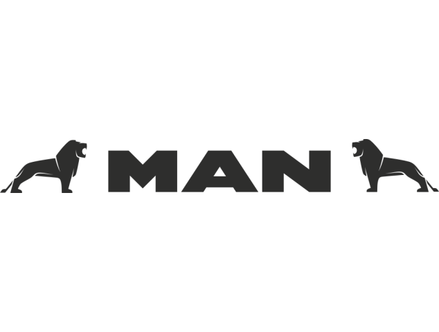 Sticker Man Logo 5 - Stickers Camion