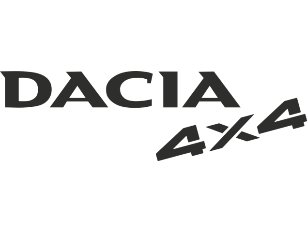 Sticker Dacia 4x4 - Déco 4x4