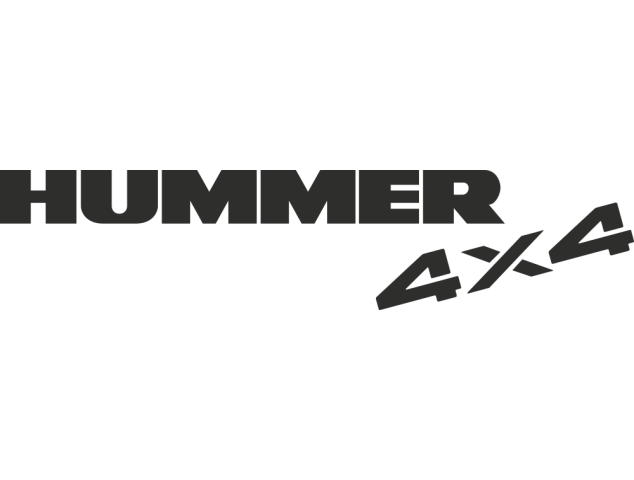 Sticker Hummer 4x4 - Déco 4x4