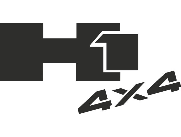Sticker Hummer 4x4 H1 - Déco 4x4
