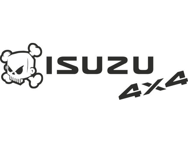 Sticker Isuzu 4x4 - Déco 4x4