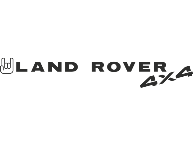 Sticker Land Rover 4x4 - Déco 4x4