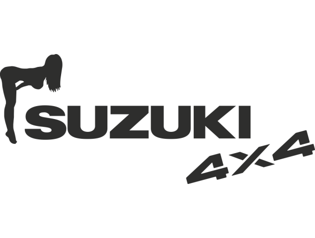 Sticker Suzuki 4x4 Femme - Déco 4x4
