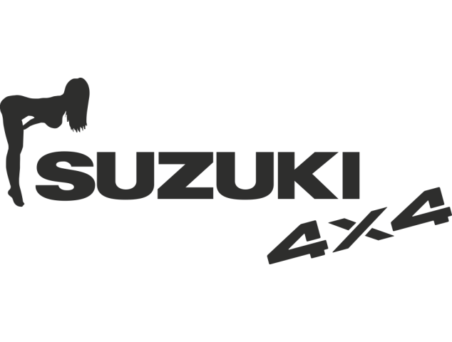 Sticker Suzuki 4x4 Femme - Déco 4x4