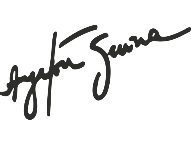 Sticker Senna Signature - Logos Divers