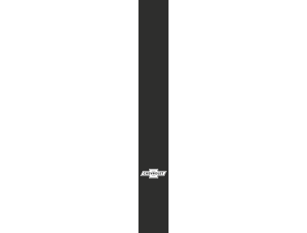 Sticker Bande Capot Chevrolet - Bande capot verticale