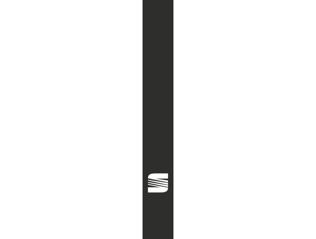 Sticker Bande Capot Seat - Bande capot verticale