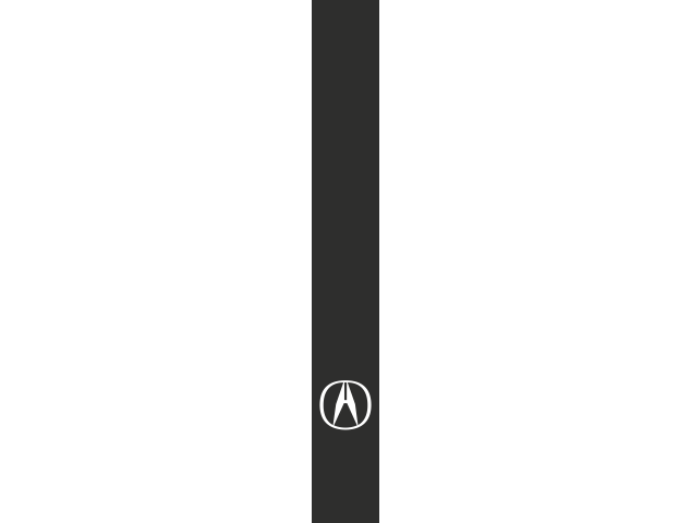 Sticker Bande Capot Acura - Bande capot verticale