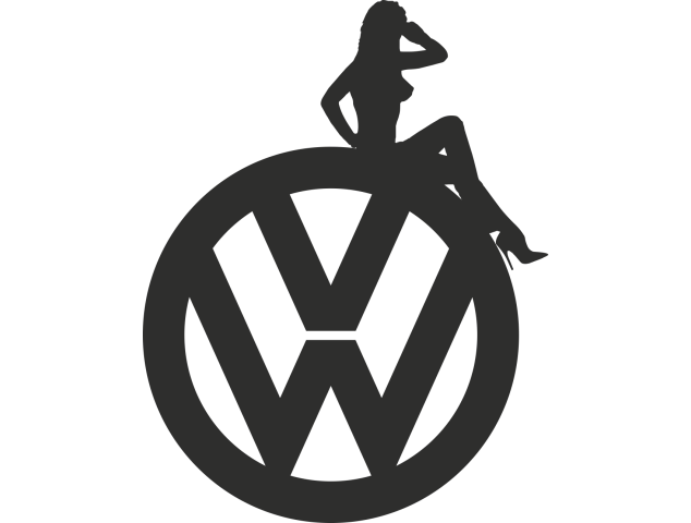 Sticker Sexy Logo Vw - Logos Racers