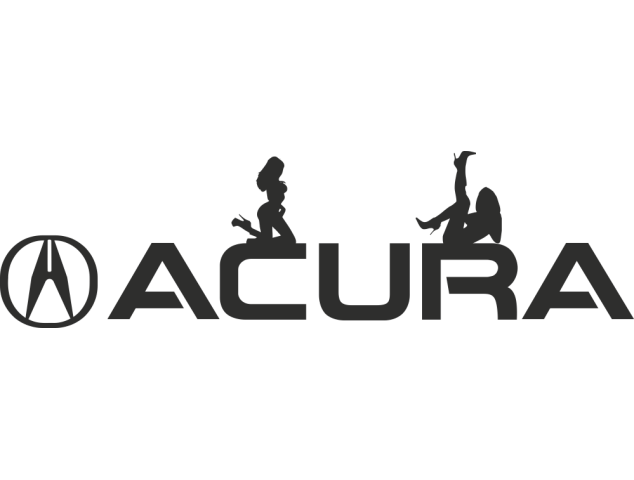 Sticker Sexy Logo Acura - Logos Racers