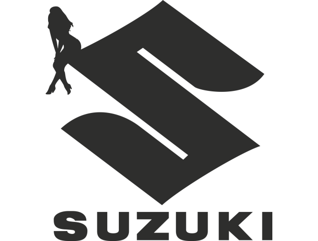 Sticker Sexy Logo Suzuki - Logos Racers