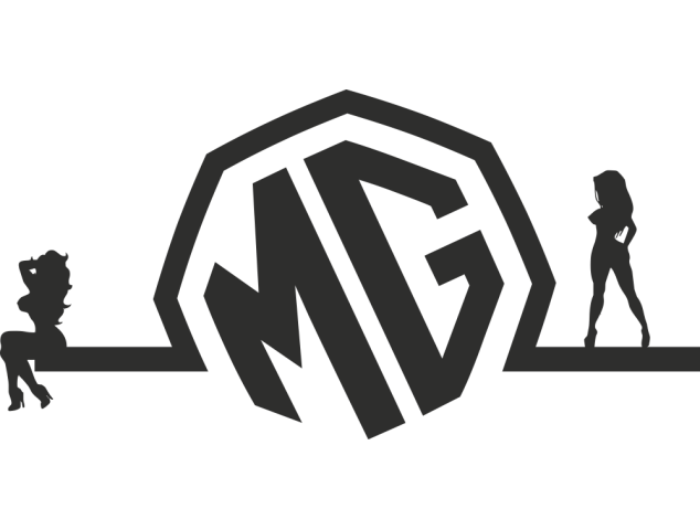 Sticker Sexy Logo Mg - Logos Racers