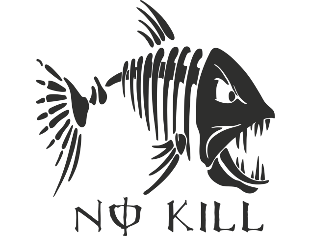 Sticker No Kill - Chasse et Peche