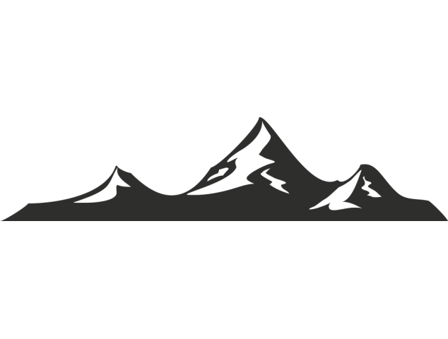 Sticker Montagne 6 - 4x4 Logo Racers