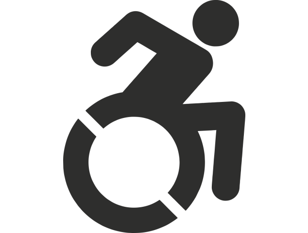 Sticker Handicapé - Signalétique