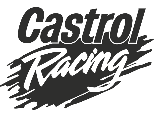 Sticker Logo Castrol Racing - Lubrifiants