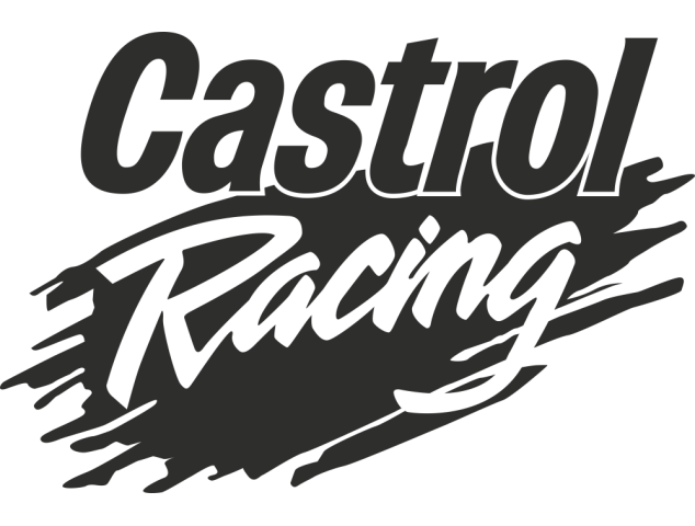 Sticker Logo Castrol Racing - Lubrifiants