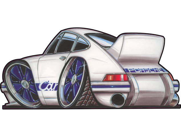 Autocollant 124-Porsche-Carrera - Porsche