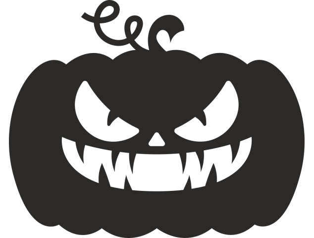 Sticker Citrouille Halloween 5 - Halloween
