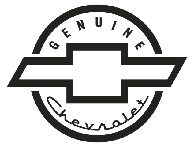 Sticker Chevrolet Genuine - Auto Chevrolet