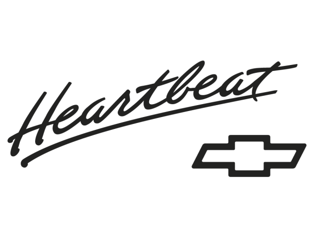 Sticker Heartbeat Chevrolet - Auto Chevrolet