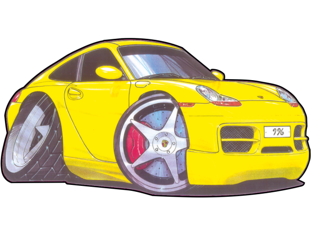 Autocollant 1322-Porsche-996 - Porsche