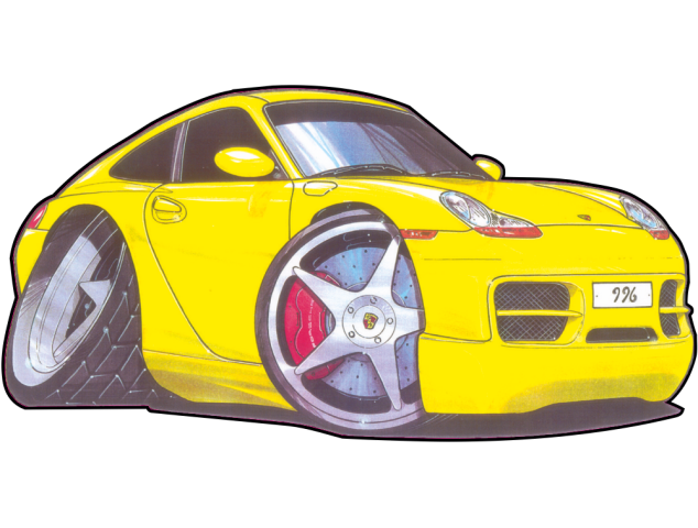 Autocollant 1322-Porsche-996 - Porsche