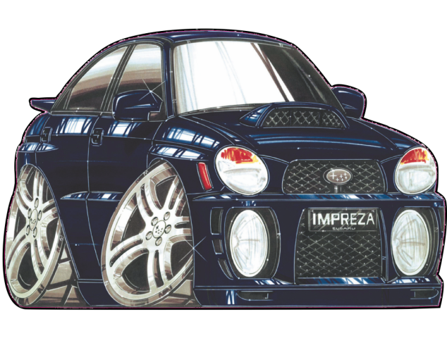 Autocollant 1323-Impreza - Subaru