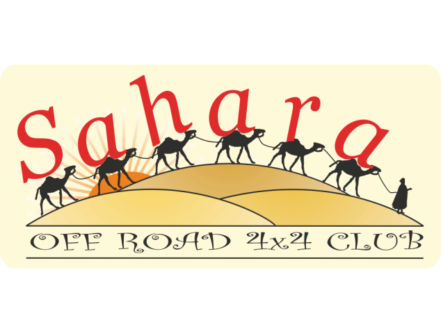Autocollant 4x4 Sahara - Raid 4X4