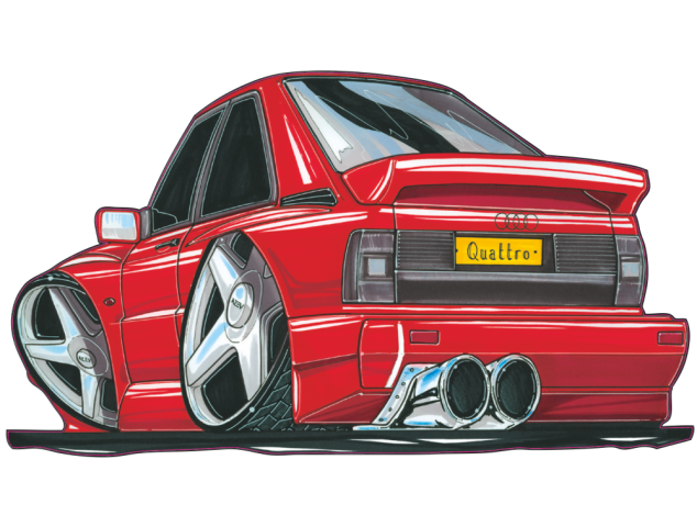 Audi Quattro - Caricatures Tuning