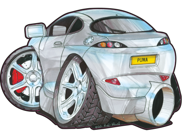 Stickers 1471-Ford-Puma - Ford