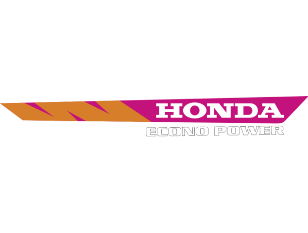 Autocollant Honda Moto Econo Power Droite - Stickers Honda
