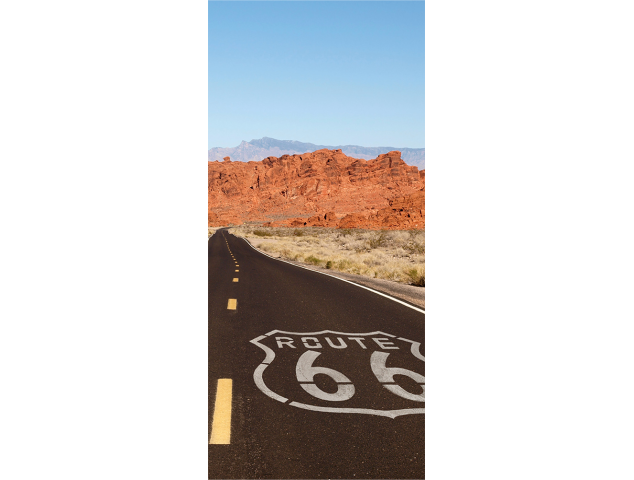 Sticker Porte Route 66 2 - Stickers Porte