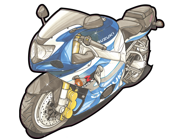 Suzuki gsxr_100 - Caricatures Tuning