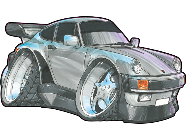 Autocollant 1748-Porsche-911 - Porsche