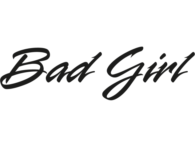 bad girl - Déco 4x4