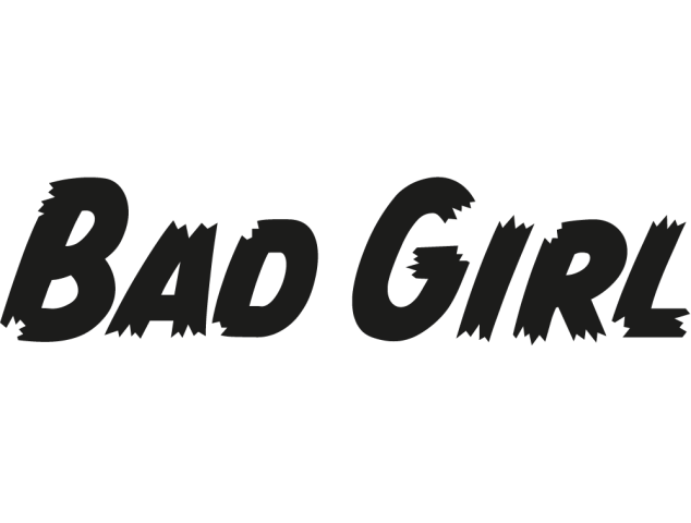 bad girl - Déco 4x4