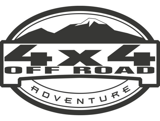 Sticker  Deco 4x4 Off Road - 4x4 Logo Racers