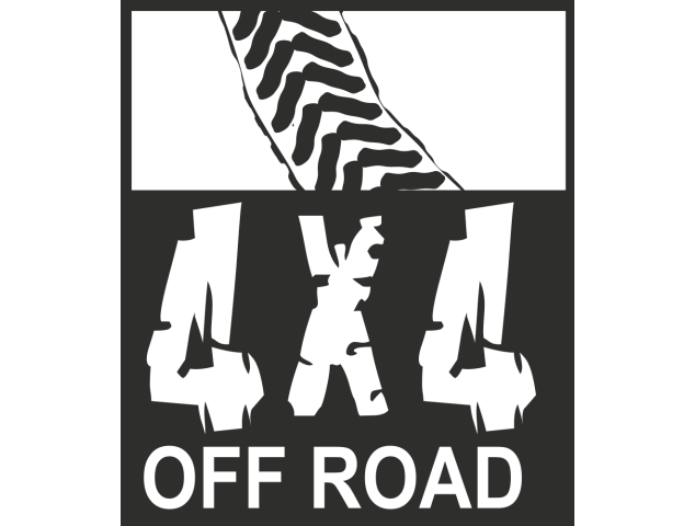 Sticker 4x4 Off Road - 4x4 Logo Racers
