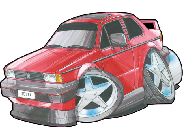 Autocollant 2496-Jetta - VolksWagen