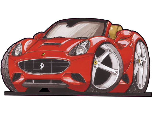 Autocollant 2573-Ferrari-California - Ferrari